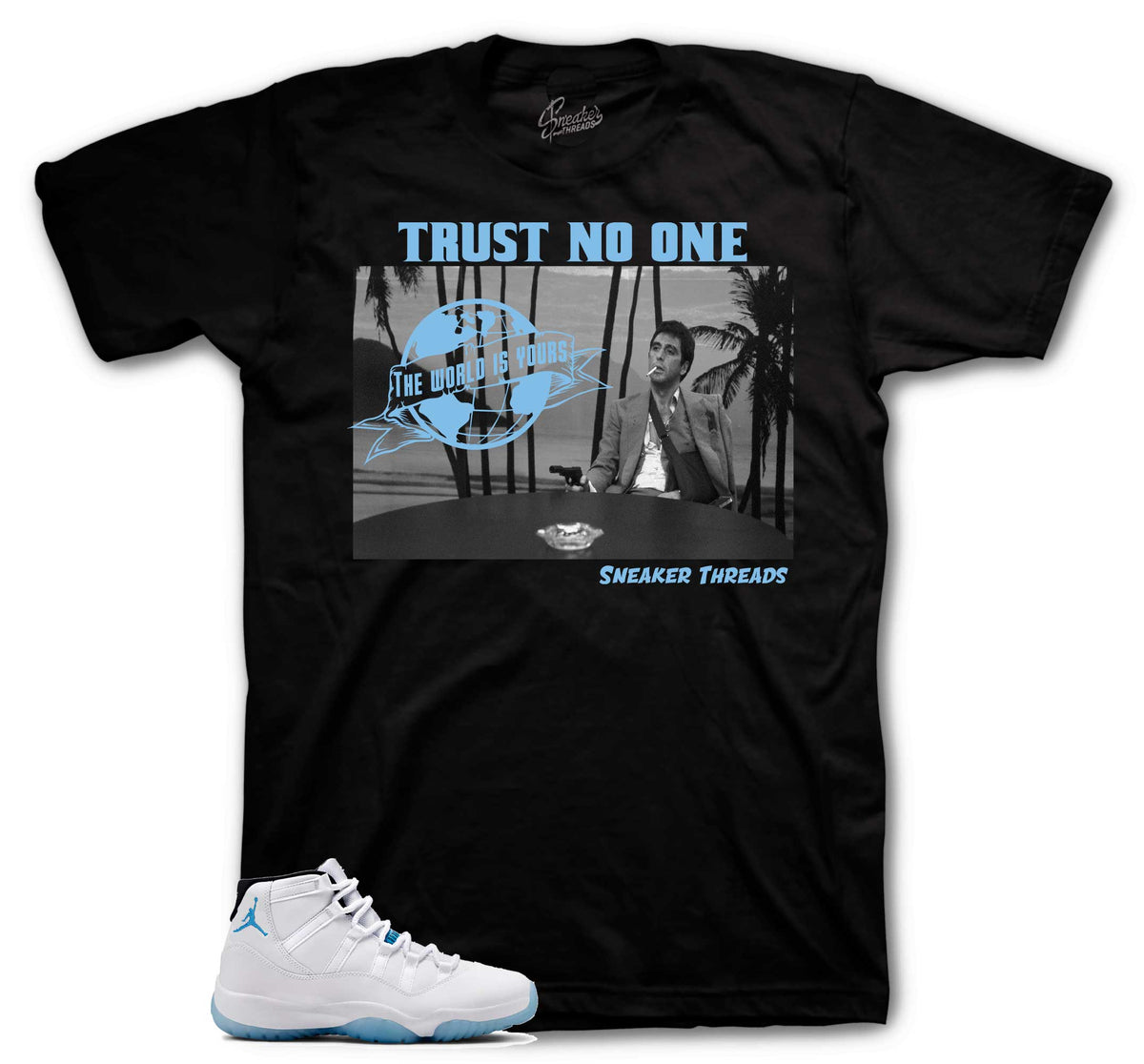 Retro 11 Legend Blue Tony Knows Shirt