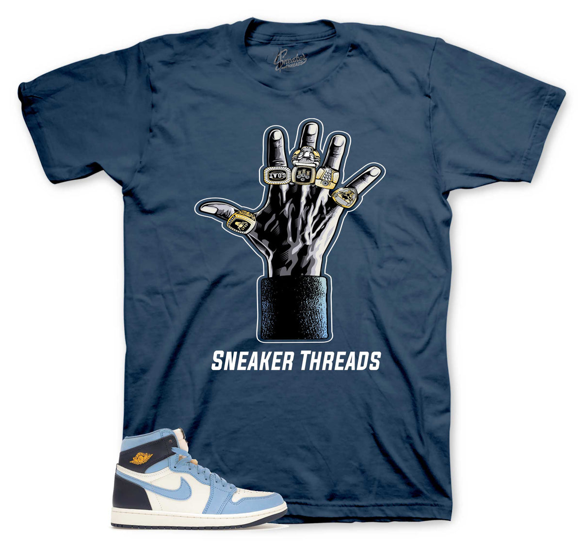 Retro 1 First In Flight Rings Shirt