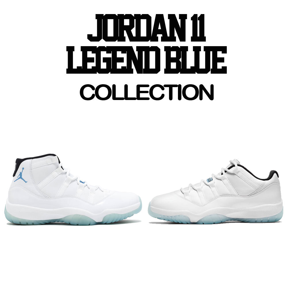 Retro 11 Legend Blue Air Santa Shirt