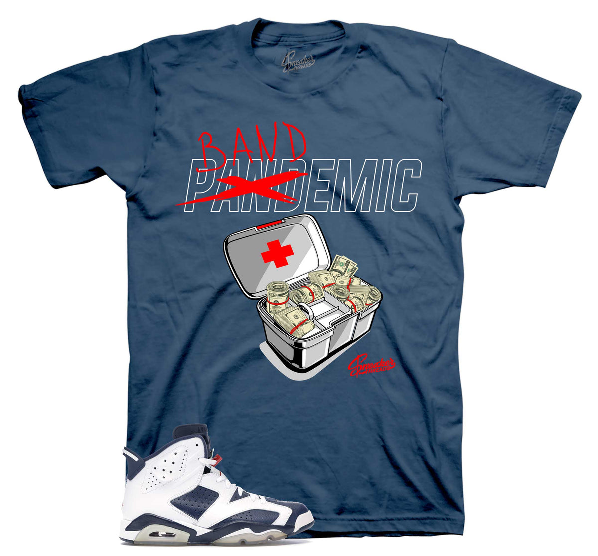 Retro 6 Olympic Bandemic Shirt