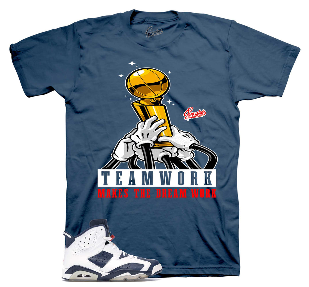 Retro 6 Olympic Teamwork Shirt