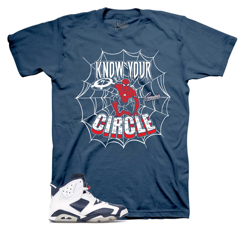 Retro 6 Olympic Know Your Circle Shirt