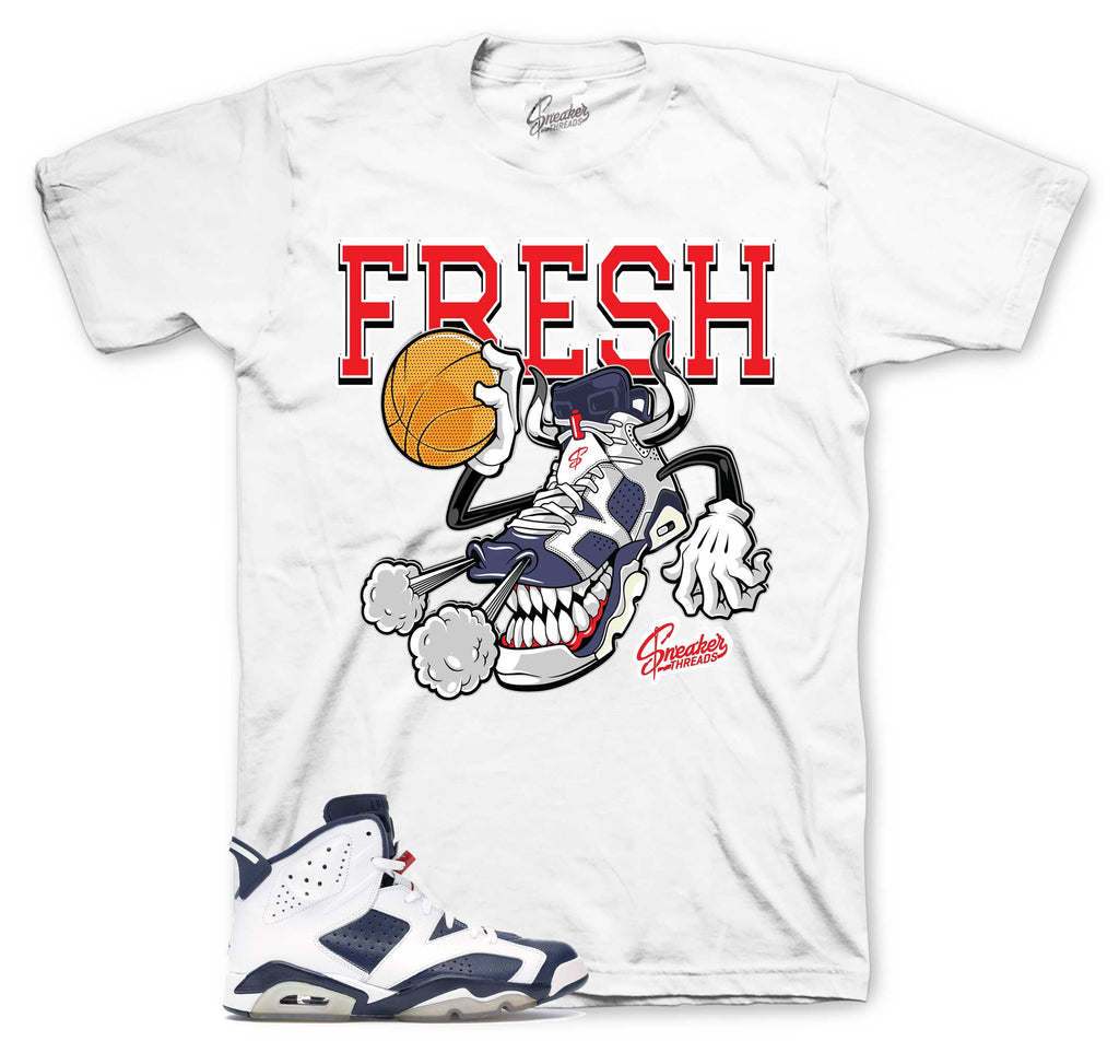 Retro 6 Olympic Fly Kicks Shirt