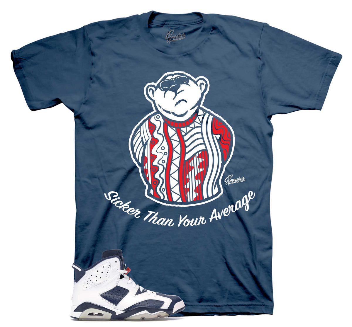 Retro 6 Olympic Big Bear Shirt