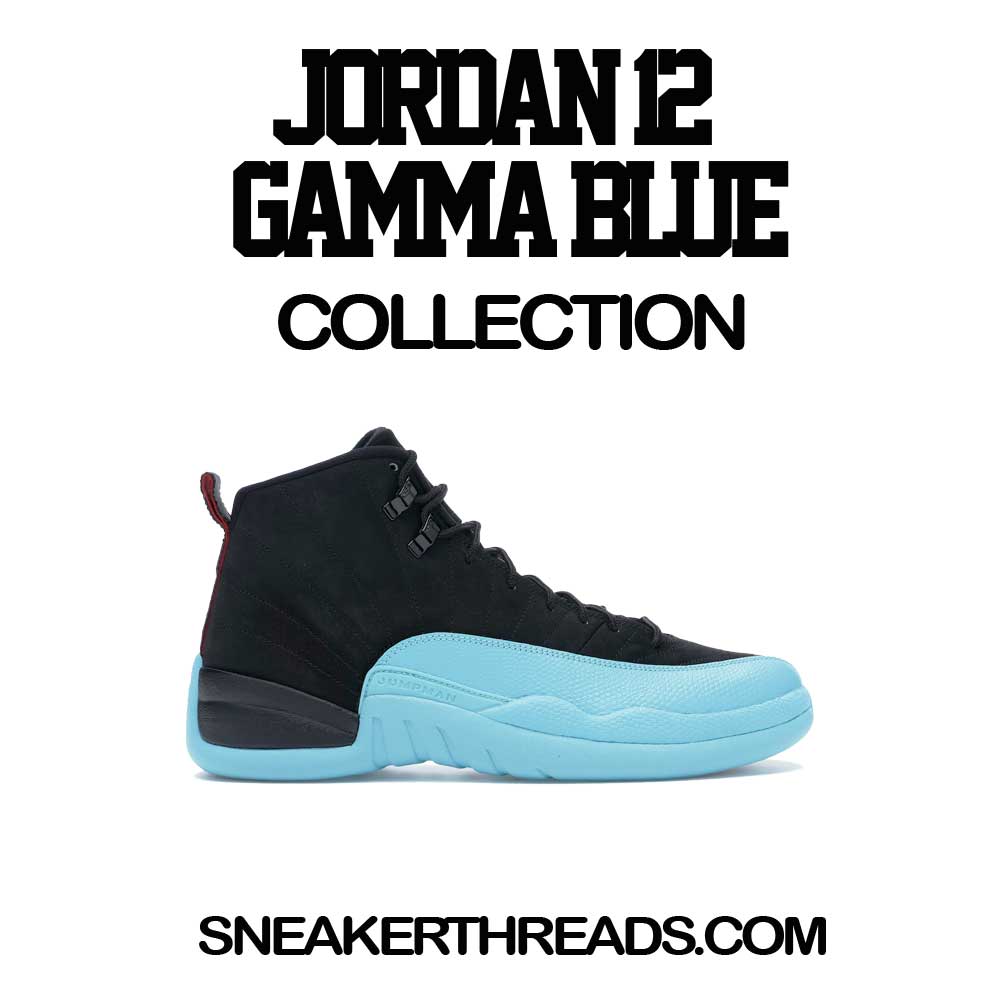 Retro 12 Gamma Blue Social Distance Shirt