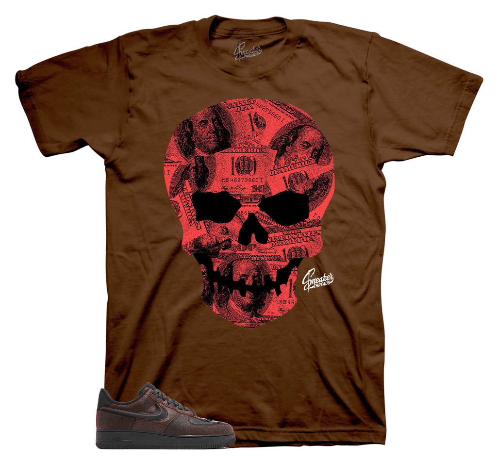 Air Force 1 Halloween Skull Money Shirt