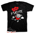 Retro 11 Bred Money Over Love Shirt