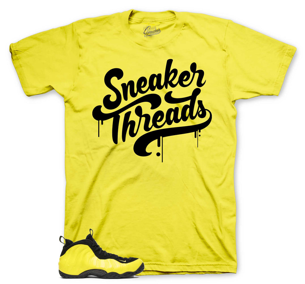 Foamposite Optic Yellow ST Drip Shirt