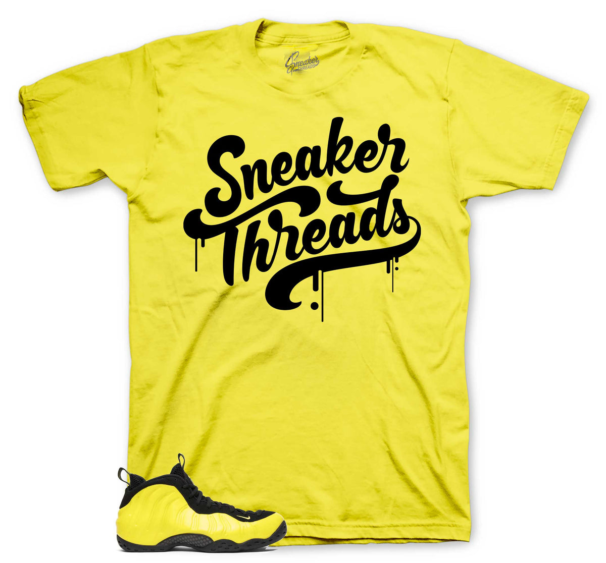 Foamposite Optic Yellow ST Drip Shirt