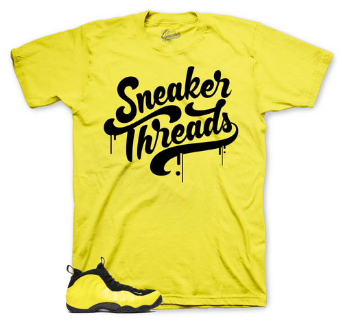 Foamposite Optic Yellow ST Drip Shirt