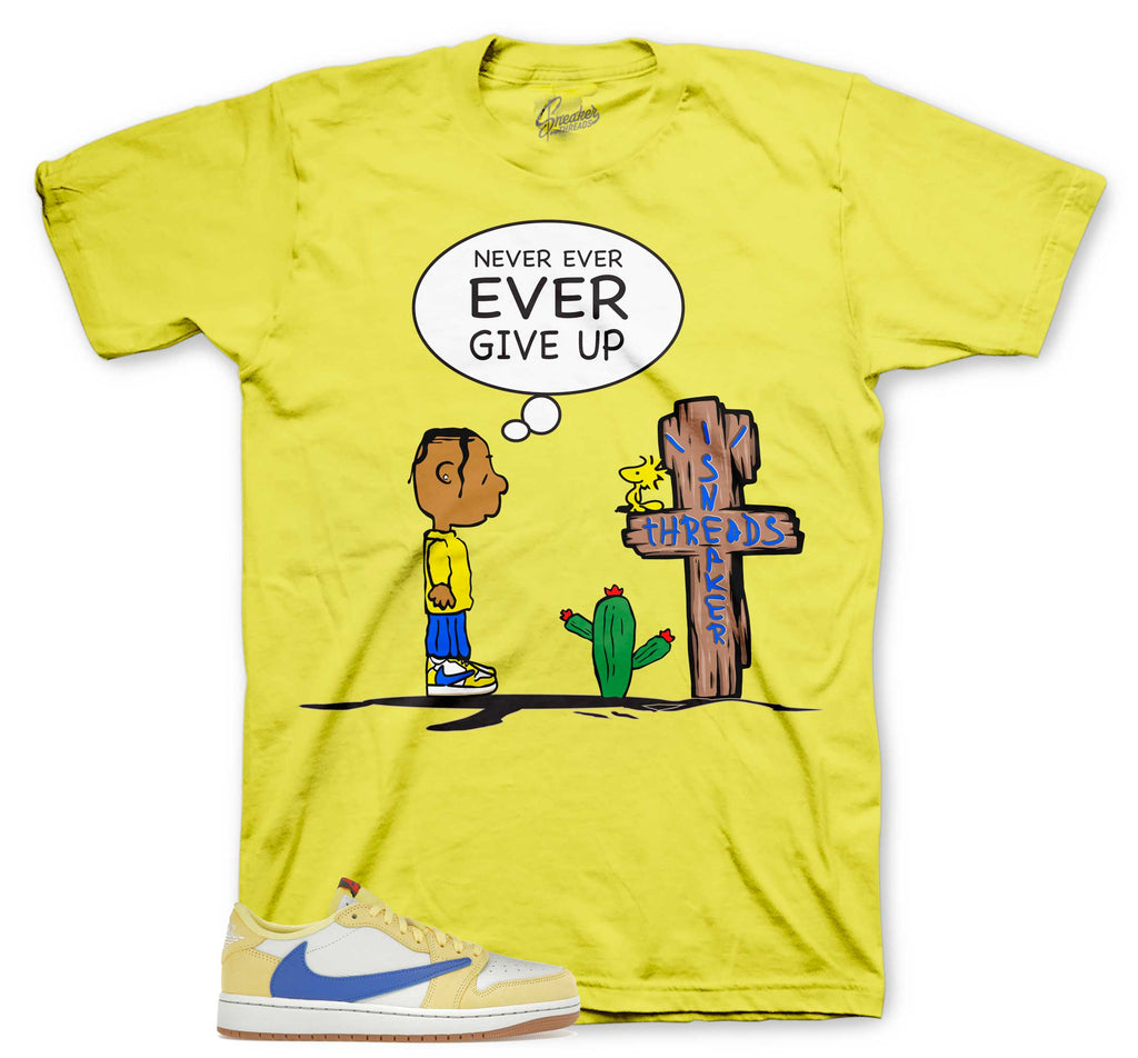 Retro 1 Canary Yellow Never Ever Shirt