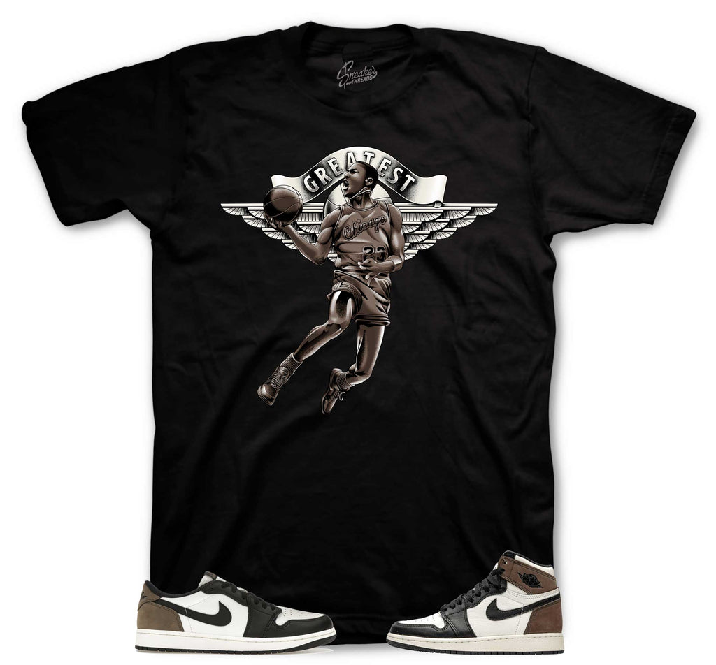 Retro 1 Mocha Greatest Shirt