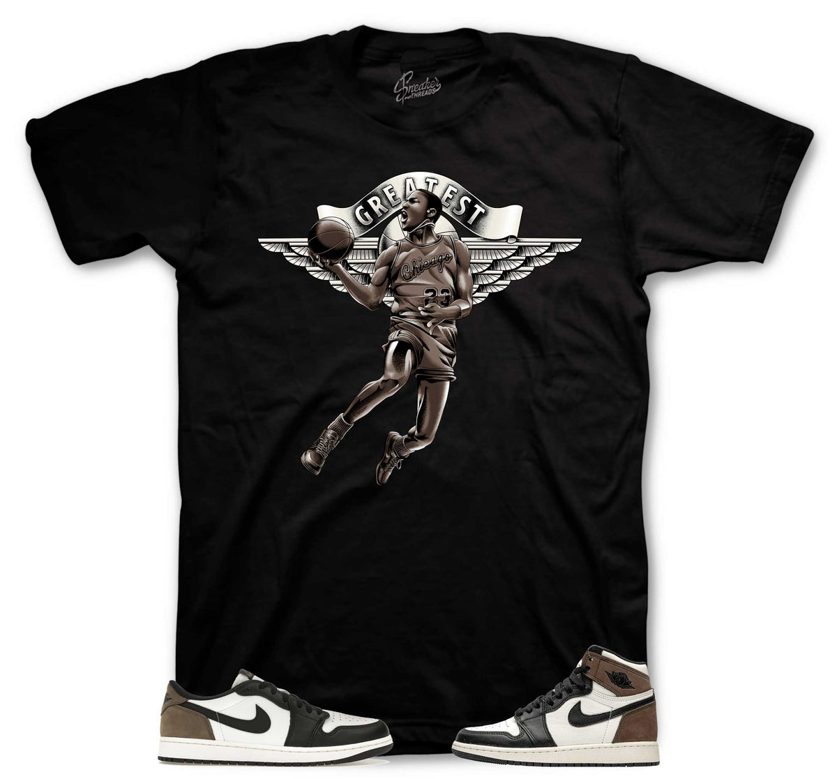 Retro 1 Mocha Greatest Shirt