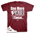 Retro 1 Metallic Burgundy One More Pair Shirt