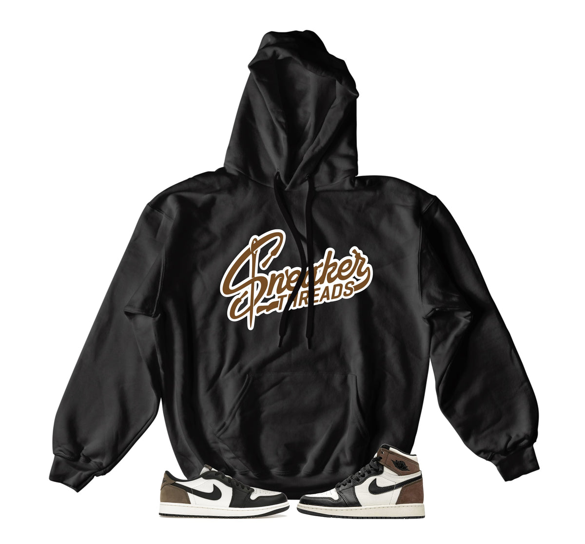 Retro 1 Mocha Sneaker Threads Hoody