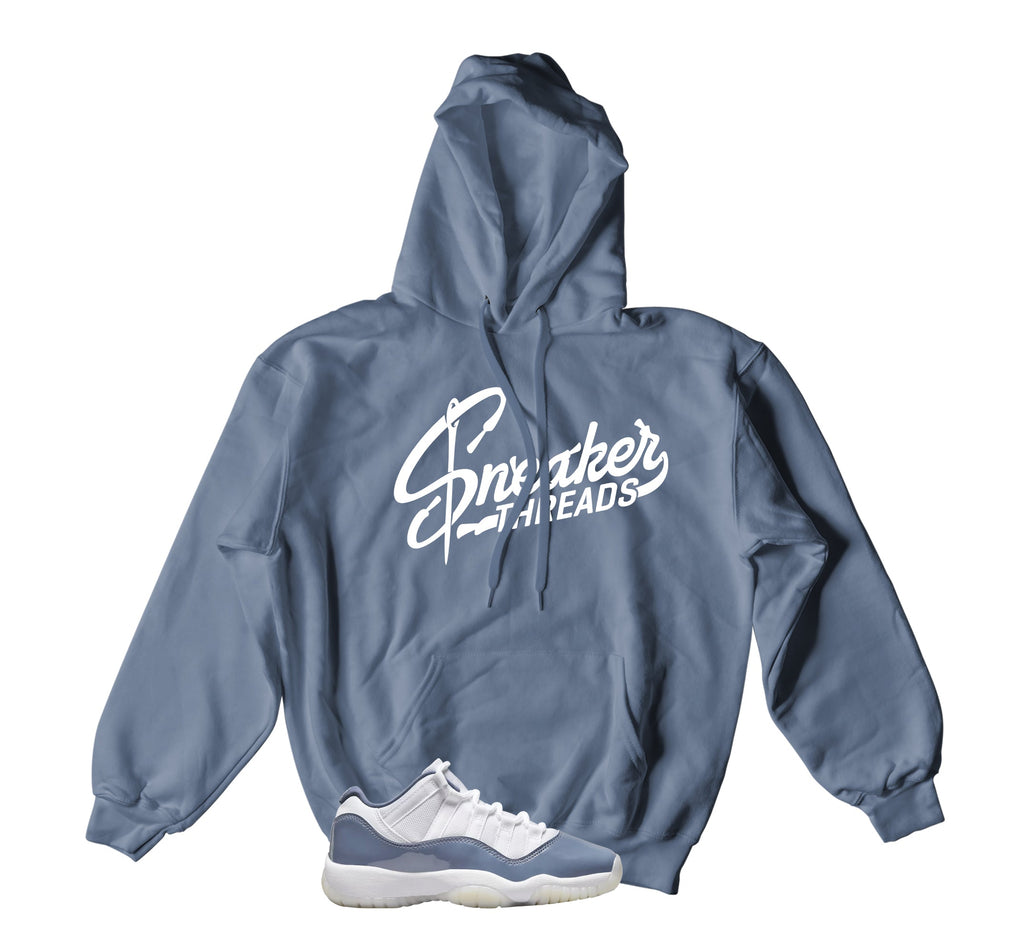 Retro 11 Low Diffused Blue ST Logo Hoody