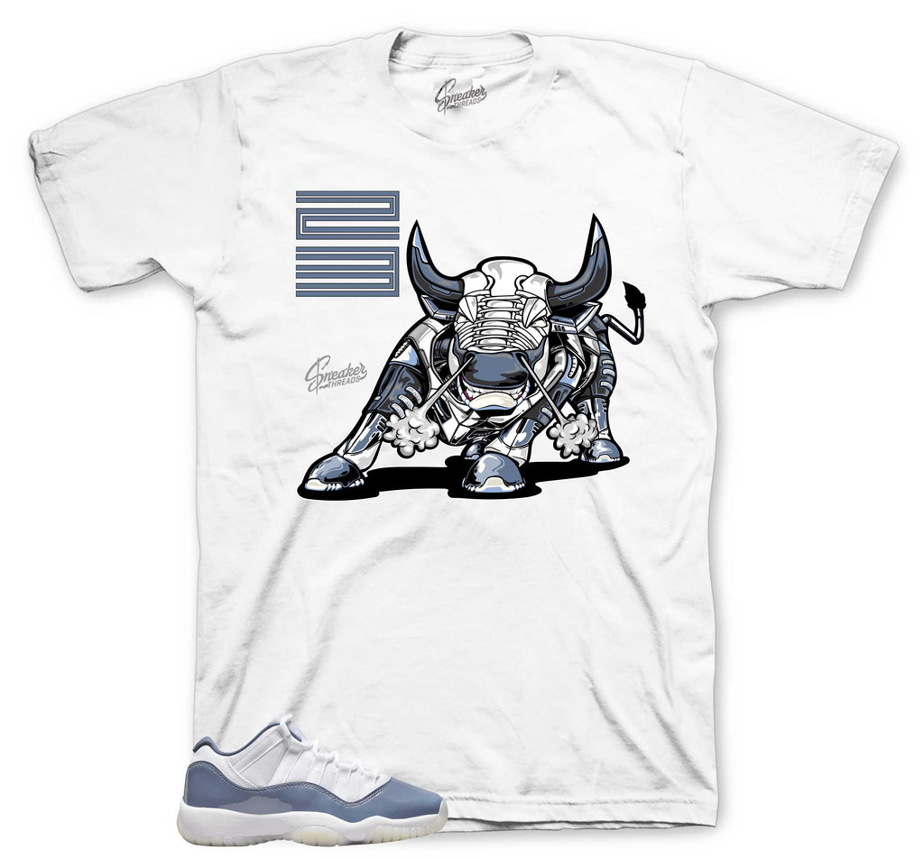 Retro 11 Low Diffused Blue Bull Shirt