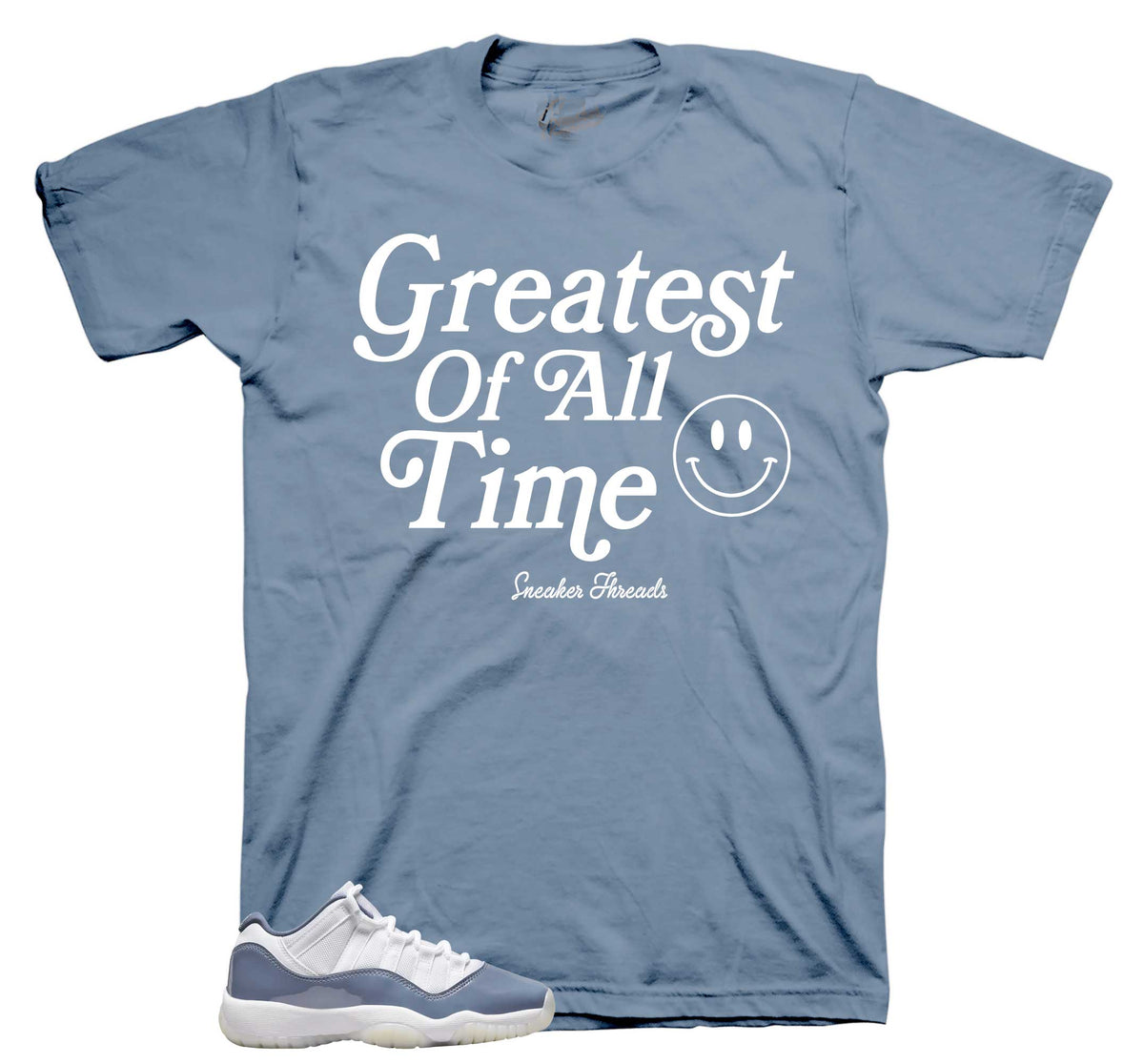 Retro 11 Low Diffused Blue Goat Shirt