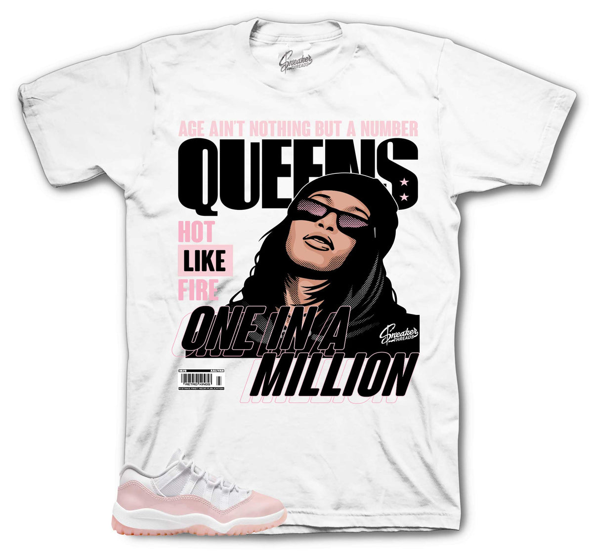 Retro 11 Low Legend Pink Queens Shirt