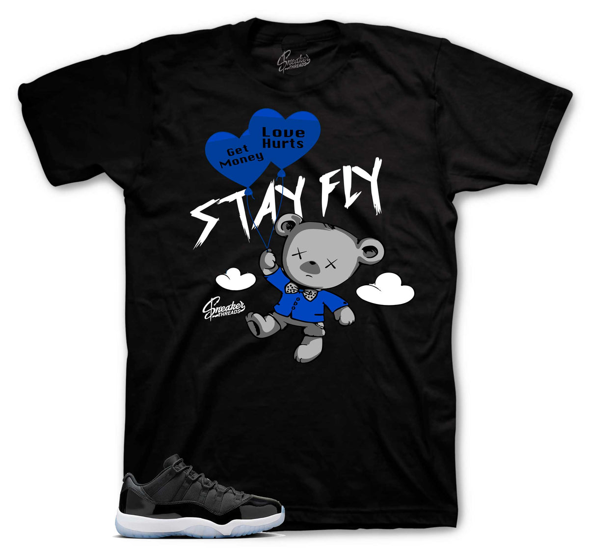 Retro 11 Low Space Jam Money Over Love Shirt