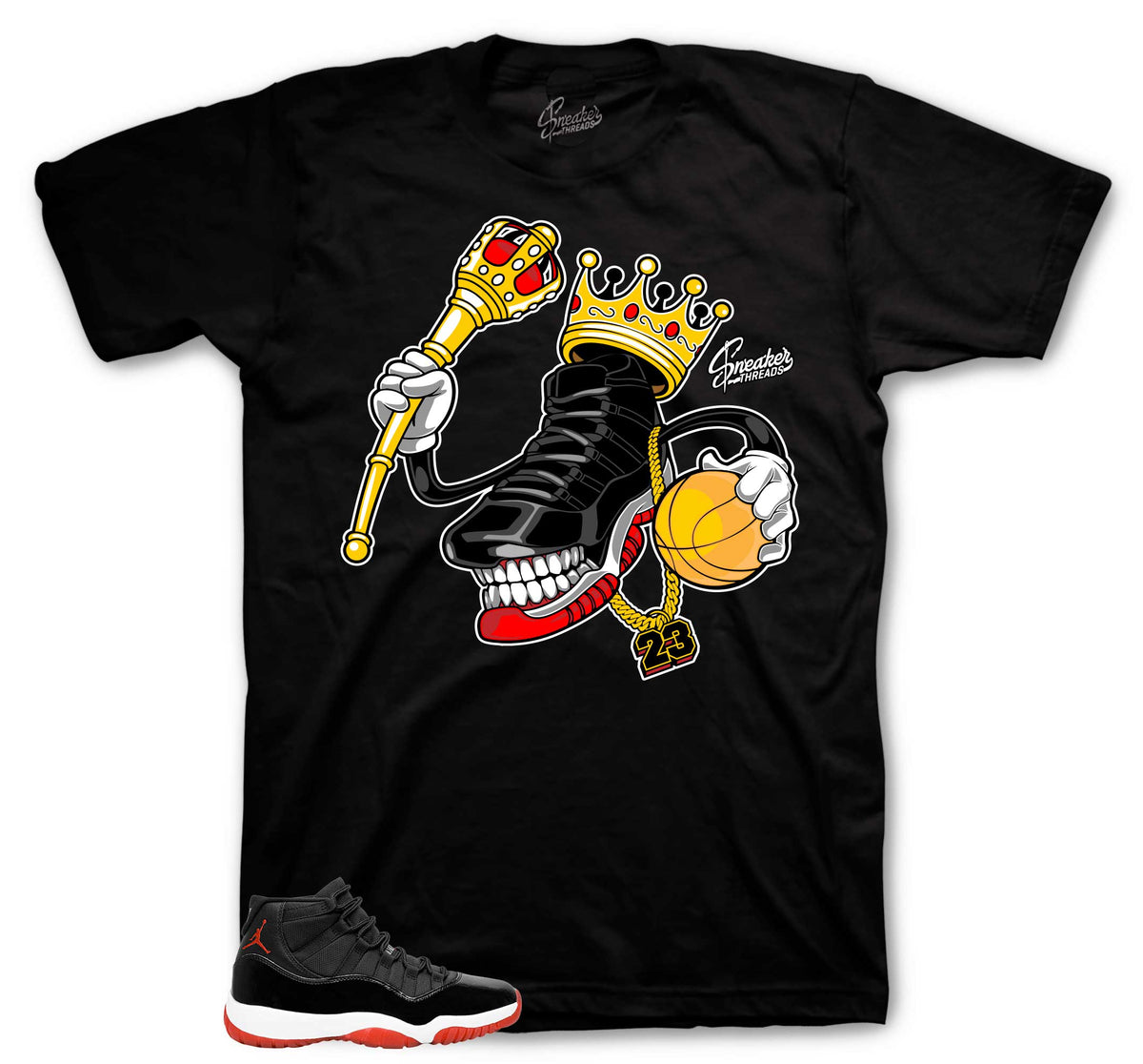 Retro 11 Bred King Of Kicks Shirt