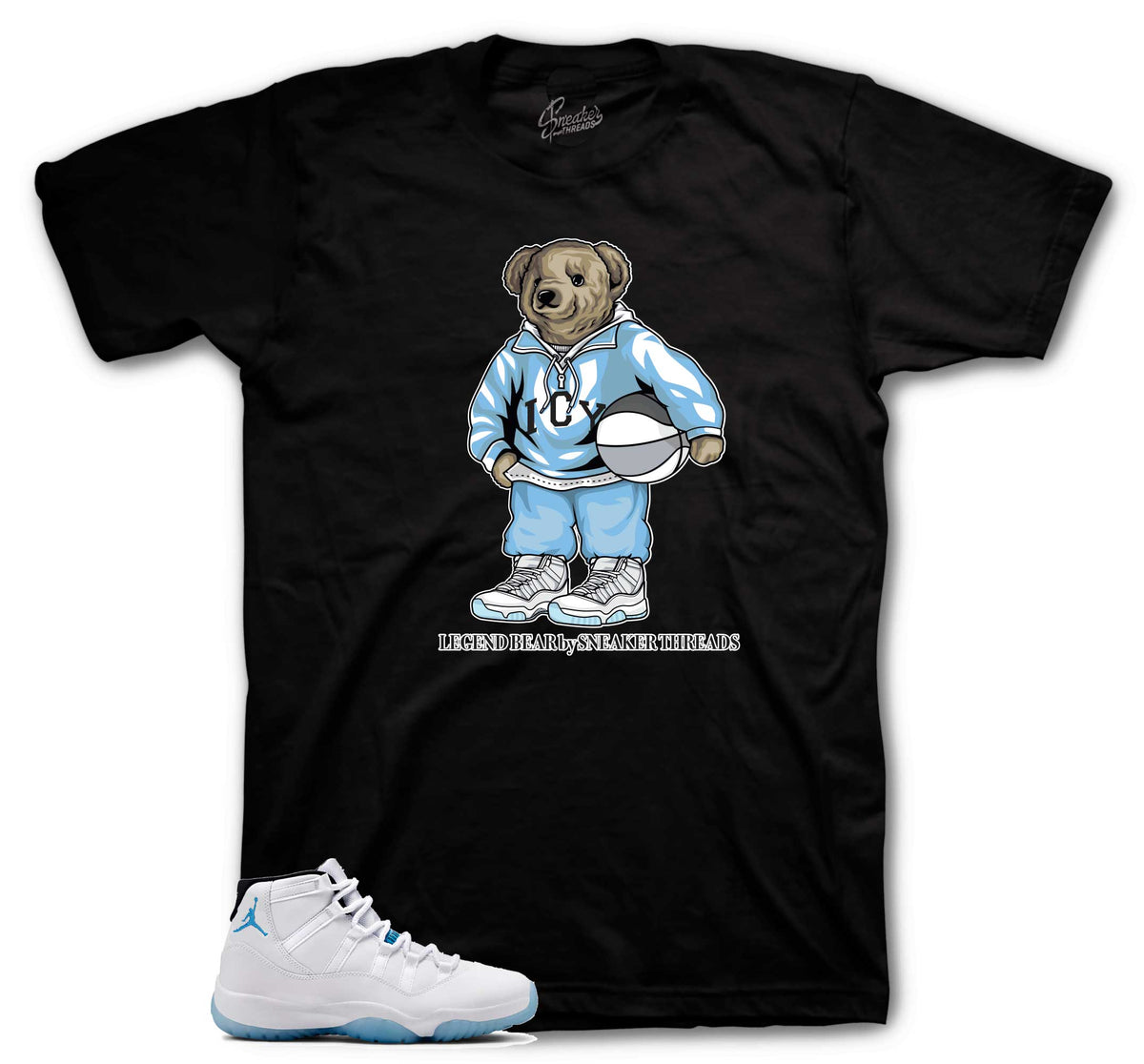 Retro 11 Legend Blue Legend Bear Shirt