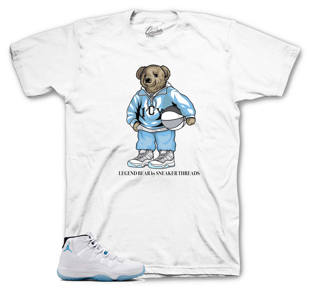 Retro 11 Legend Blue Legend Bear Shirt
