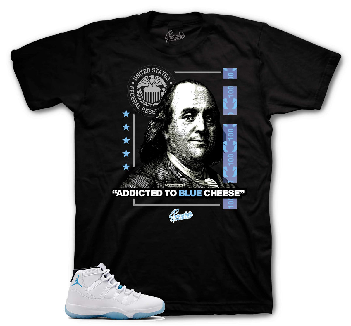 Retro 11 Legend Blue Blue Cheese Shirt