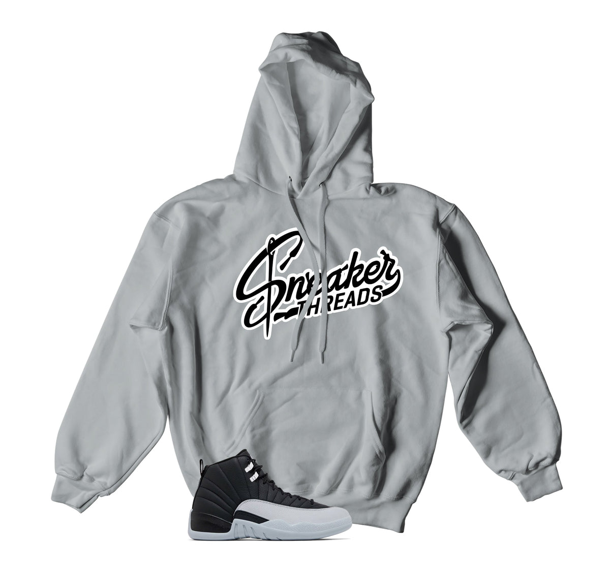 Retro 12 Wolf Grey ST Logo Hoody