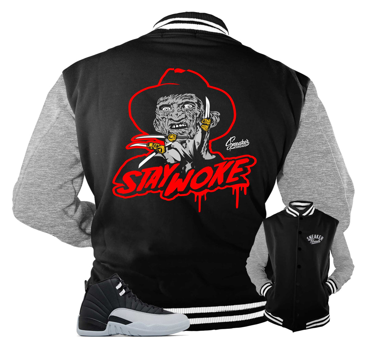 Retro 12 Wolf Grey Stay Woke Jacket