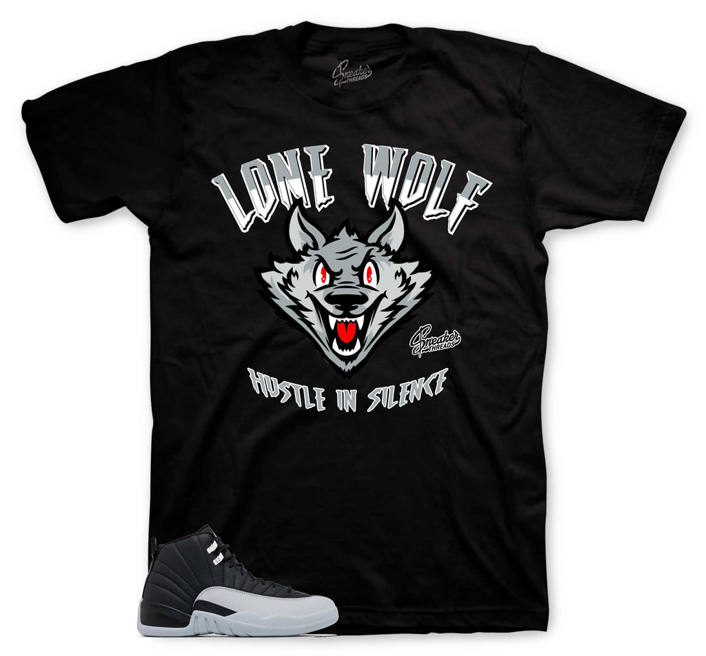 Retro 12 Wolf Grey Lone Wolf Shirt