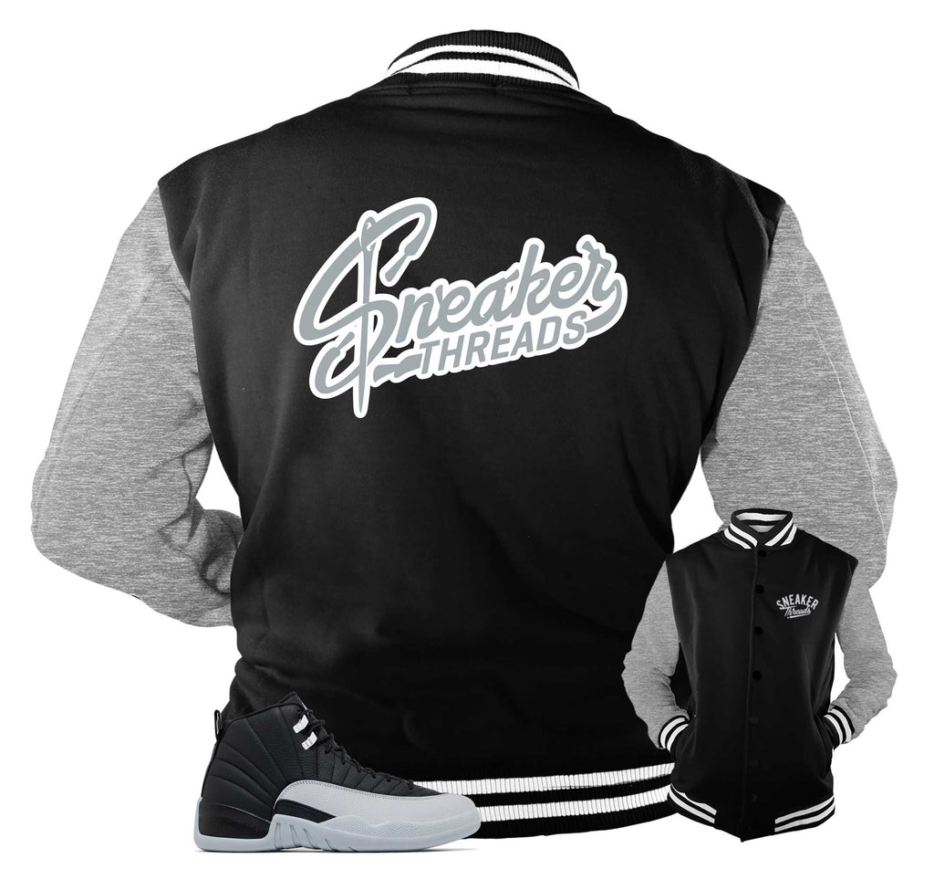 Retro 12 Wolf Grey Sneaker Threads Jacket