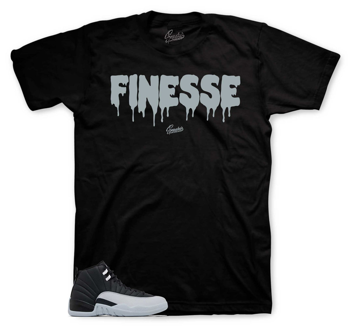 Retro 12 Wolf Grey Finesse Shirt