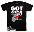 Retro 3 Black Cement Finessed Shirt