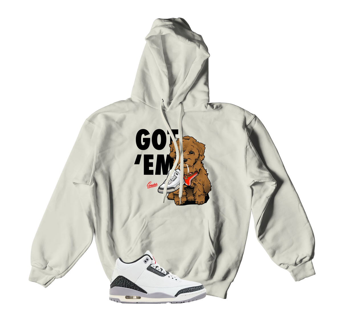 Retro 3 Cement Gray Got Em Hoody