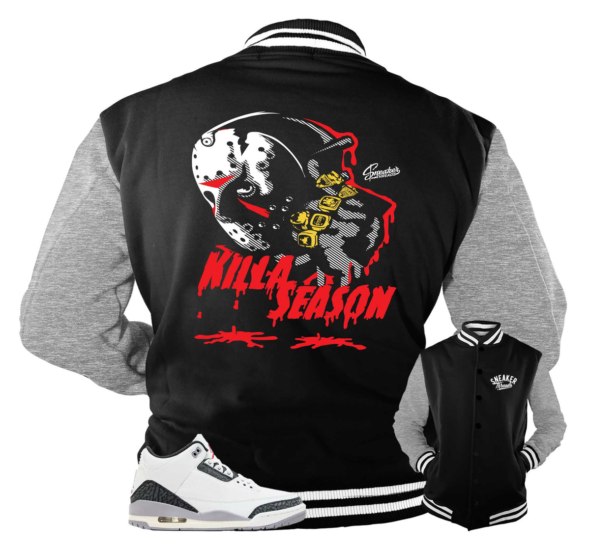 Retro 3 Cement Gray Killa Season Jacket