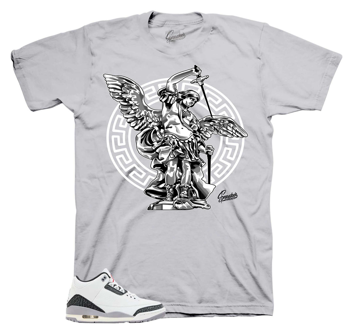 Retro 3 Cement Gray Archangel Shirt