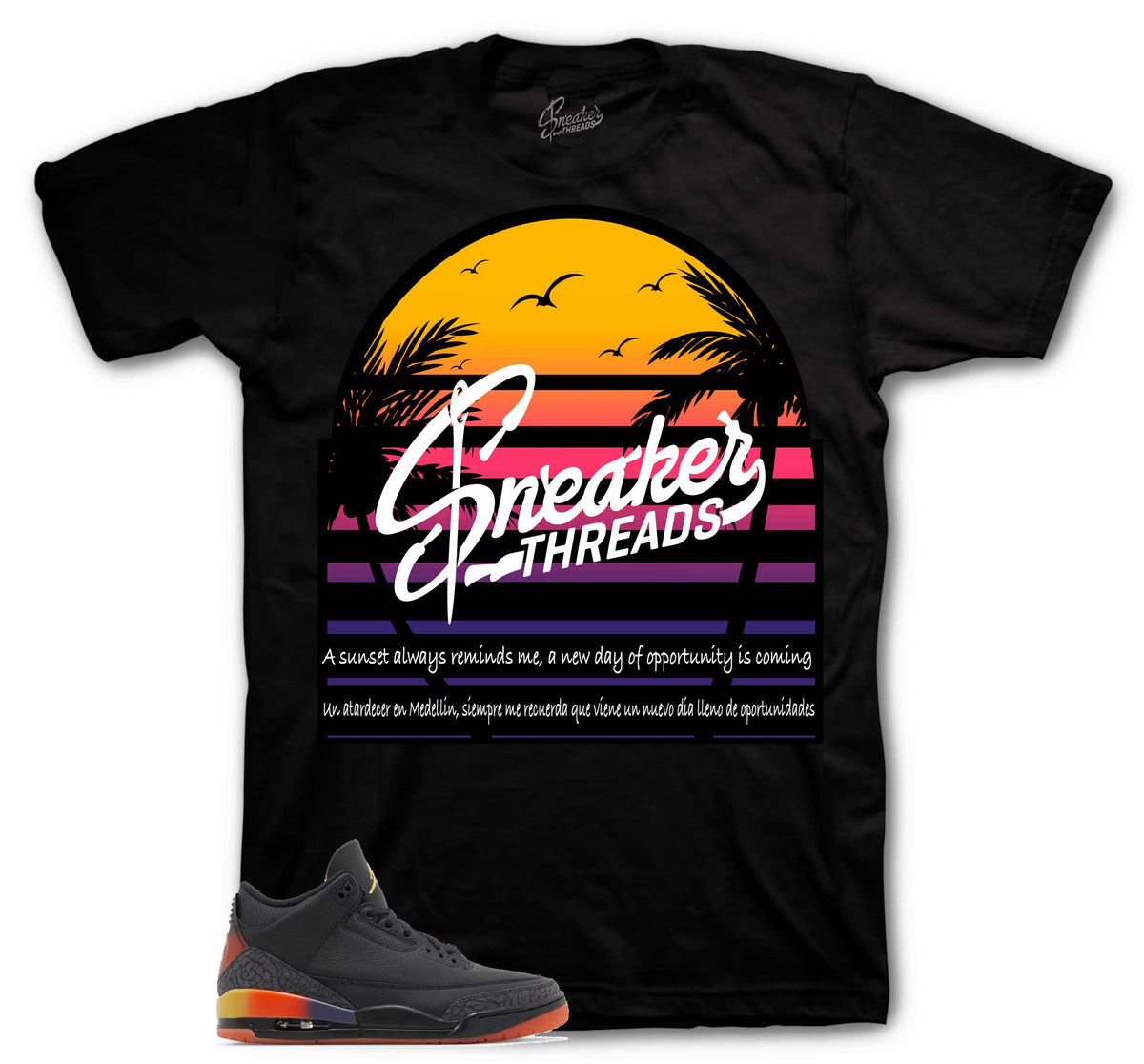 Retro 3 Rio ST Sunset Shirt