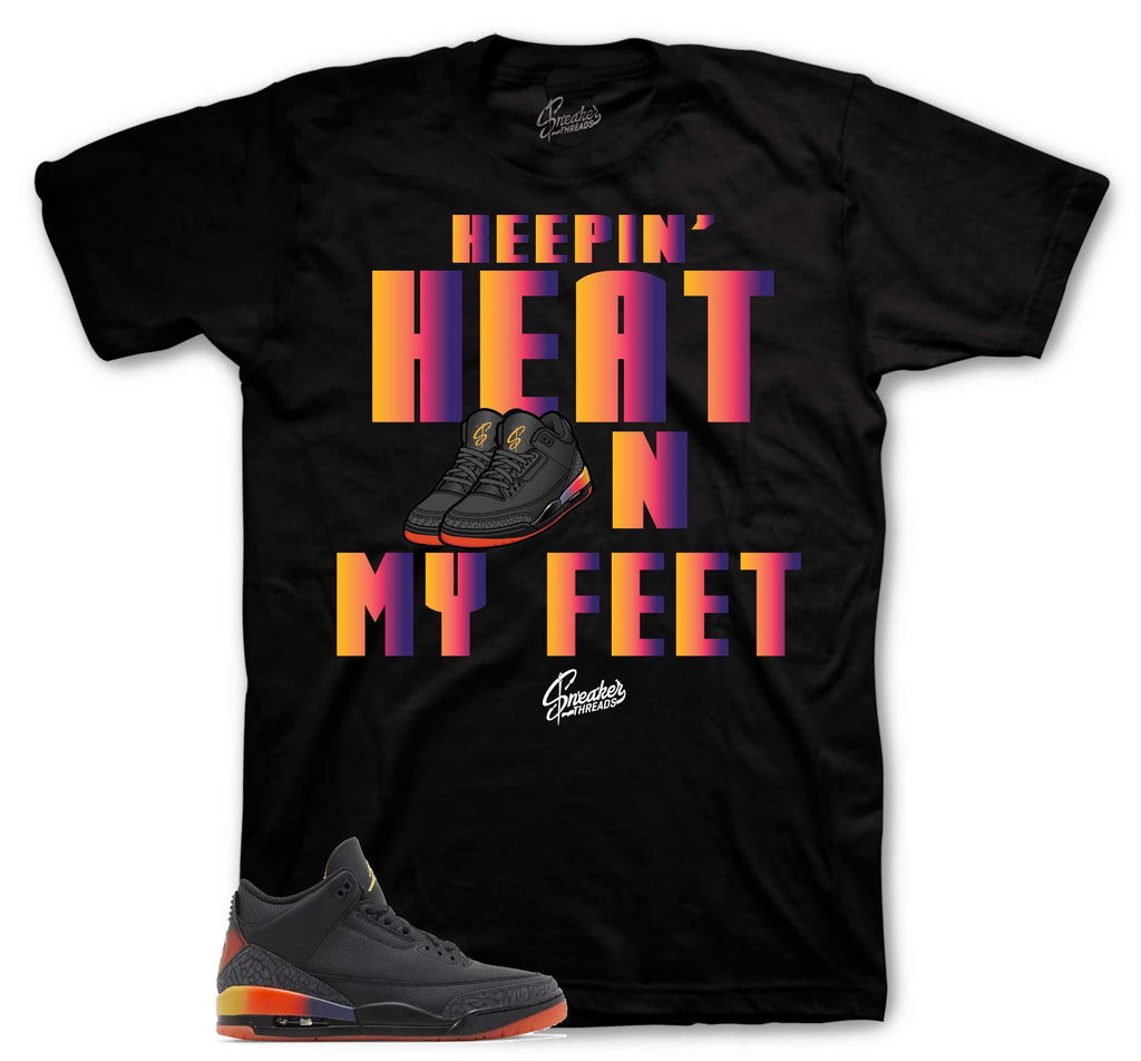 Retro 3 Rio Heat On My Feet Shirt