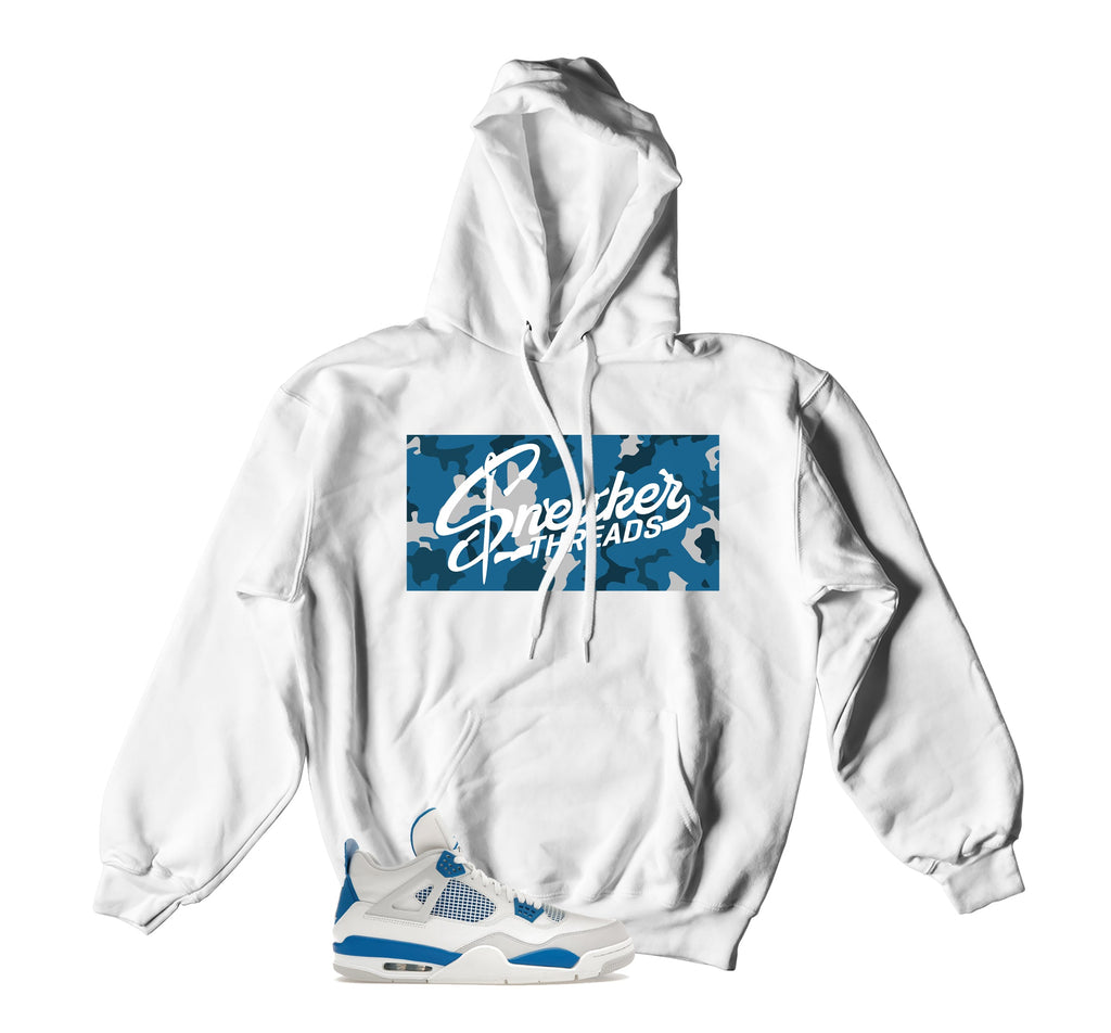 Retro 4 Industrial Blue ST Box Hoody