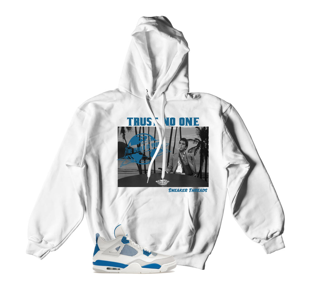 Retro 4 Industrial Blue Tony Knows Hoody