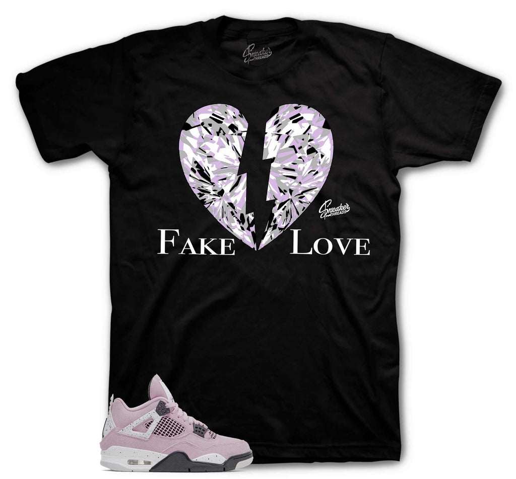Retro 4 Orchid Fake Love Shirt