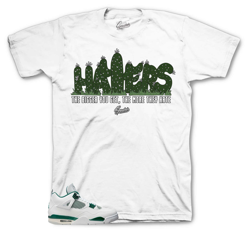 Retro 4 Oxidized Green Haters Shirt