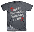 Retro 4 Wet Cement Fresh Sneaker Club Shirt