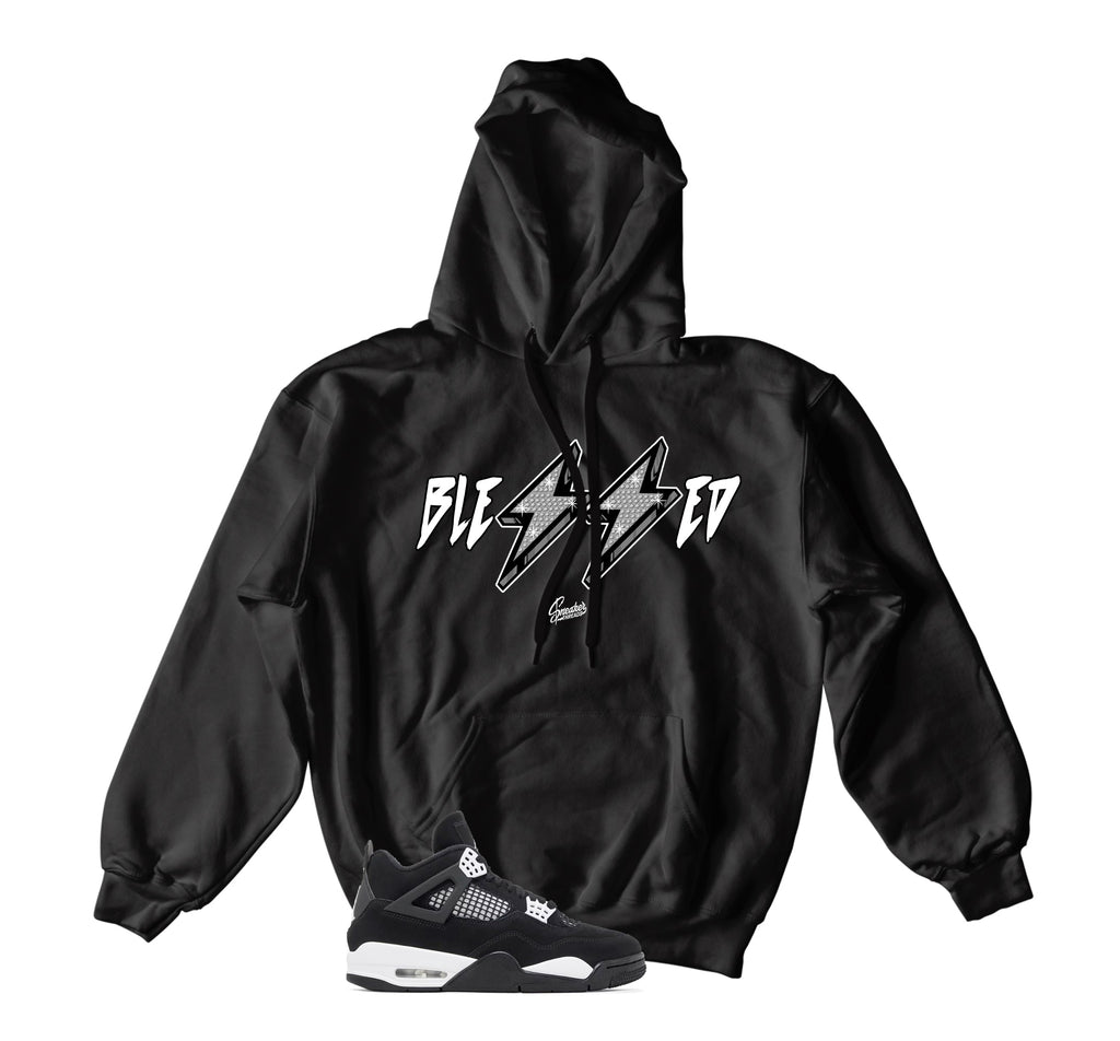 Retro 4 White Thunder Blessed Hoody