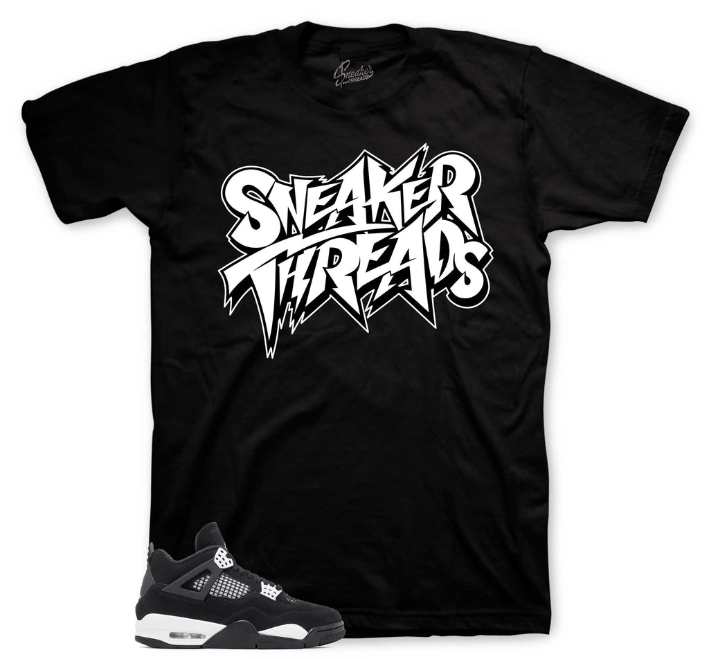 Retro 4 White Thunder ST Bolt Shirt