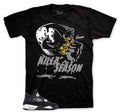 Retro 4 White Thunder Killa Season Shirt