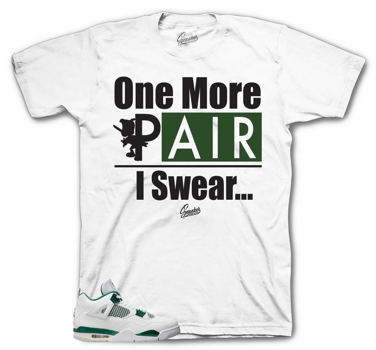 Retro 4 Oxidized Green One More Pair Shirt