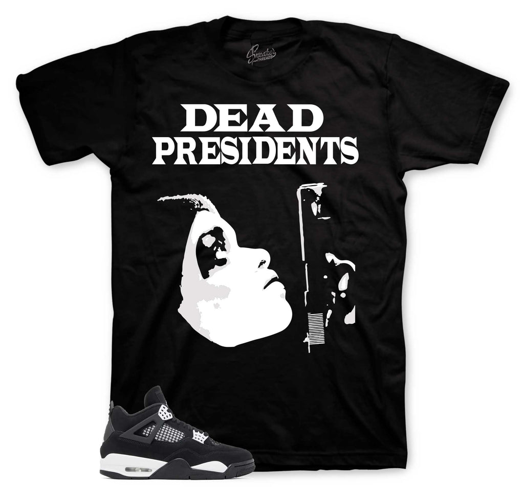 Retro 4 White Thunder Dead Pres Shirt