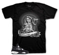 Retro 4 White Thunder Virgin Mary Shirt